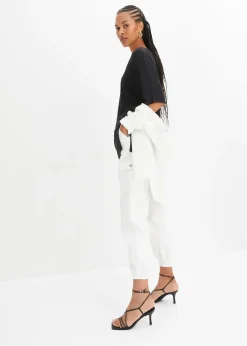 T-shirt long en viscose extensible