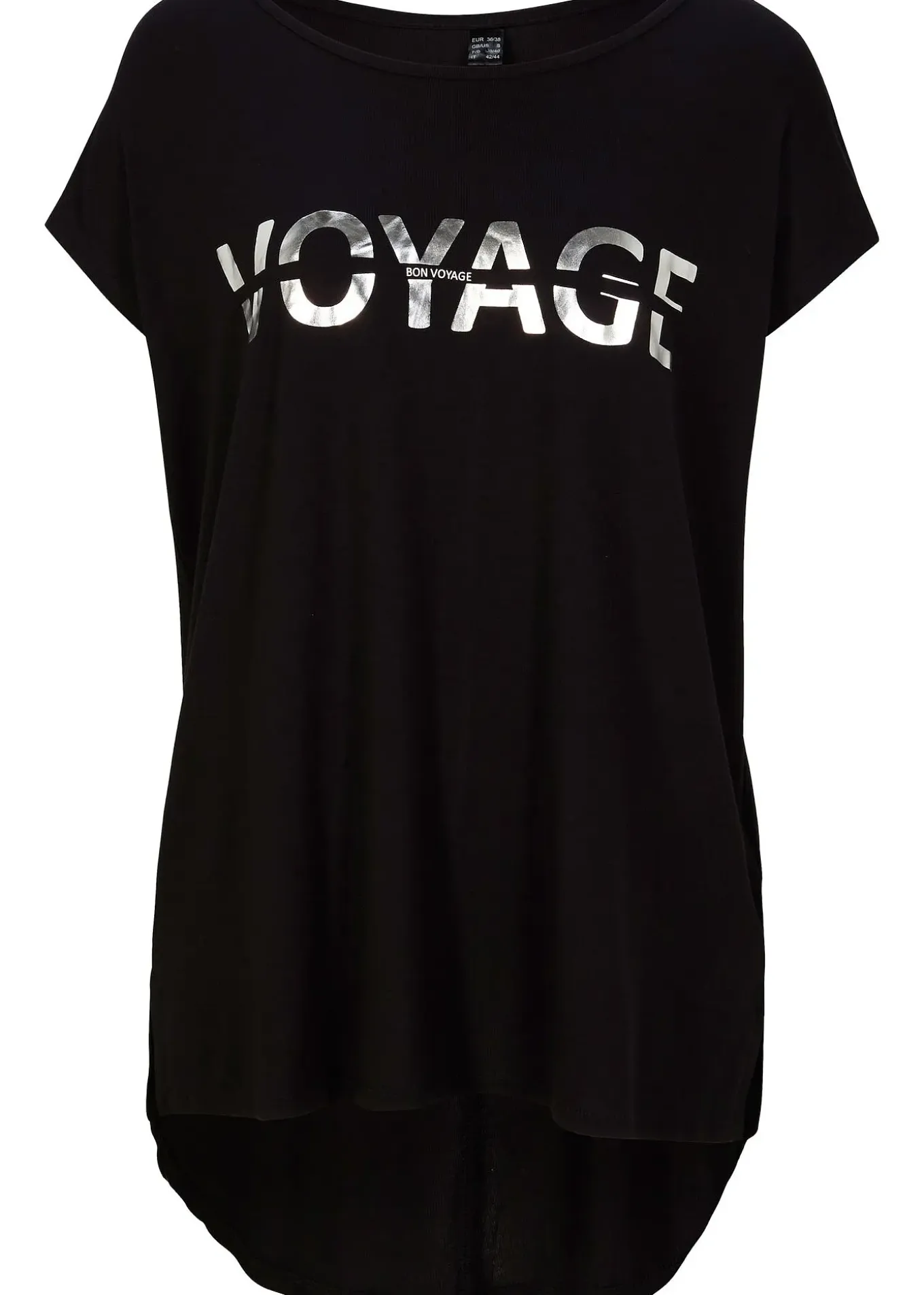 T-shirt long en viscose extensible