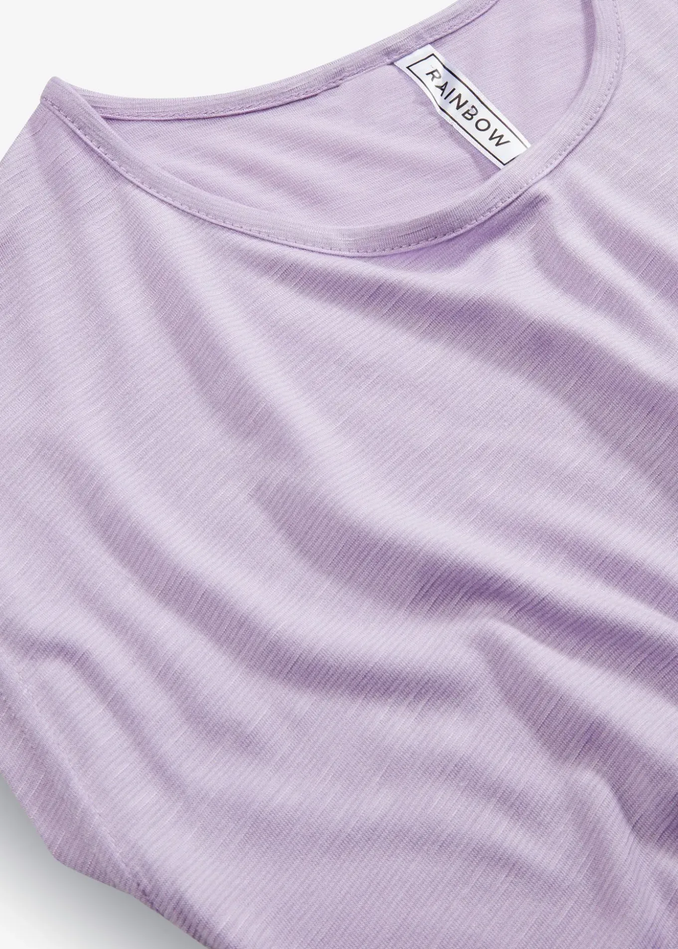 T-shirt long en viscose mélangée