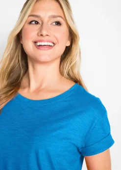 T-shirt long et boxy à manches courtes