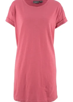 T-shirt long et boxy à manches courtes