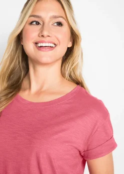 T-shirt long et boxy à manches courtes