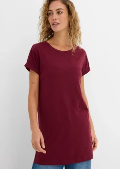 T-shirt long et boxy à manches courtes