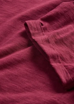 T-shirt long et boxy à manches courtes