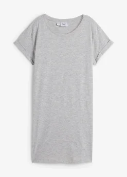 T-shirt long et boxy à manches courtes