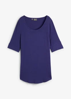 T-shirt long et doux en viscose