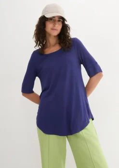 T-shirt long et doux en viscose