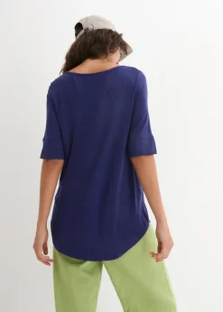 T-shirt long et doux en viscose