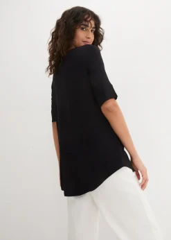T-shirt long et doux en viscose