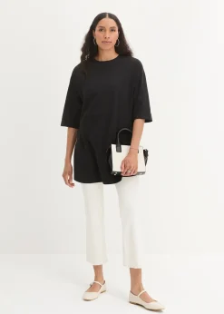 T-shirt long oversize 100% coton