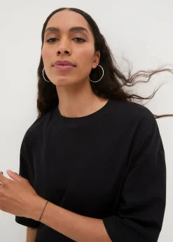 T-shirt long oversize 100% coton