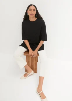 T-shirt long oversize 100% coton