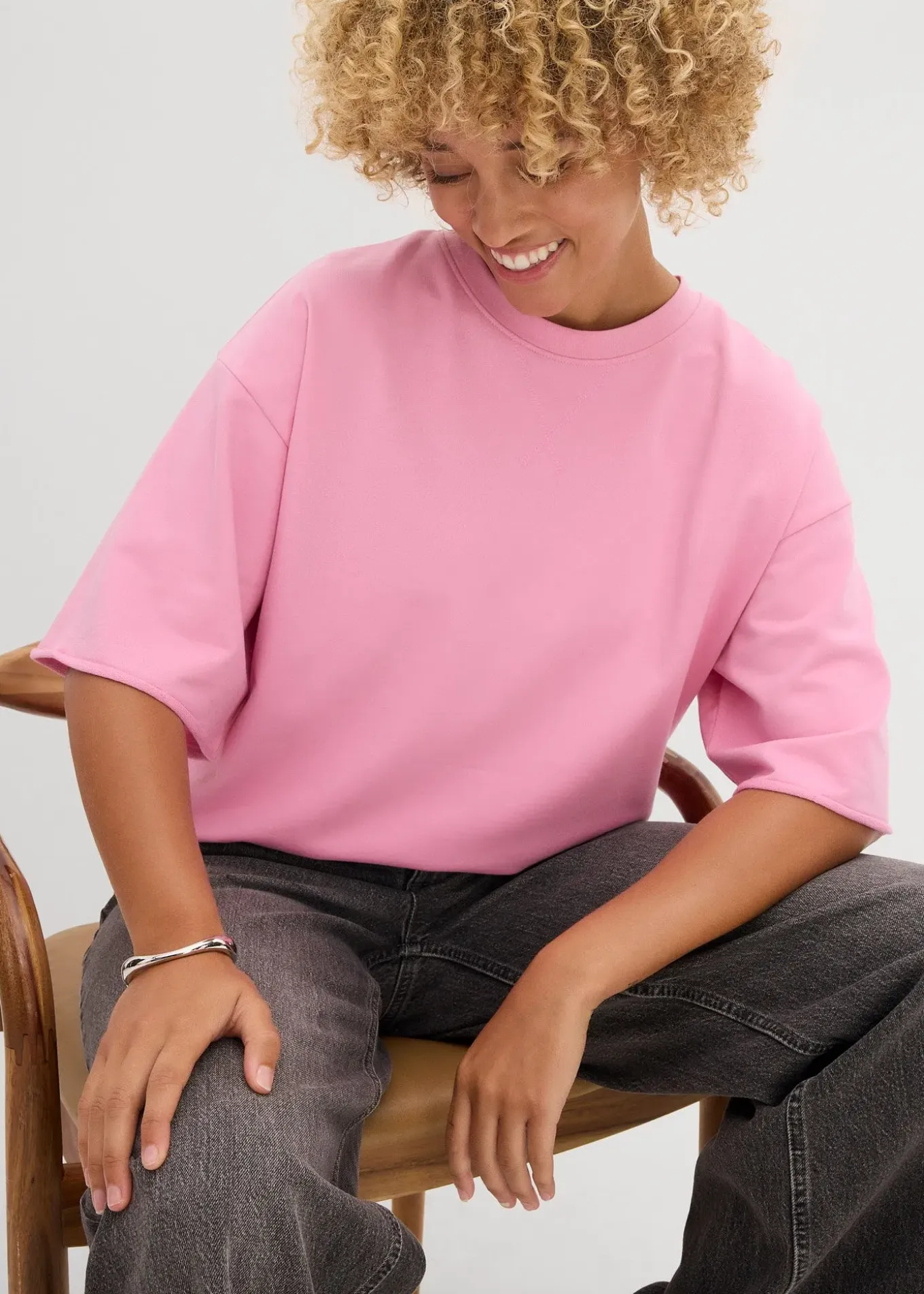 T-shirt long sweat 100% coton