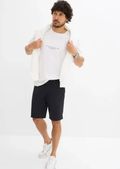 T-shirt loose 100% coton, imprimé 3D