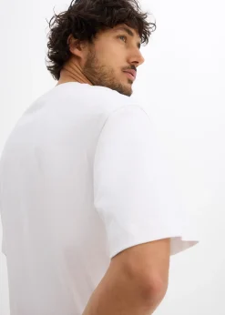 T-shirt loose 100% coton, imprimé 3D