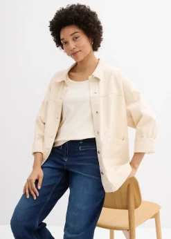 T-shirt manches 3/4 en jersey épais 100% coton