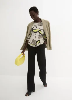 T-shirt manches chauve-souris à imprimé floral