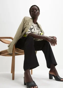 T-shirt manches chauve-souris à imprimé floral