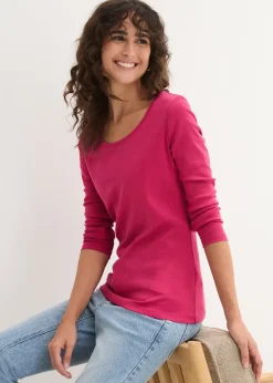 T-shirt manches longues 100% coton