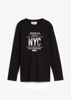 T-shirt manches longues 100% coton