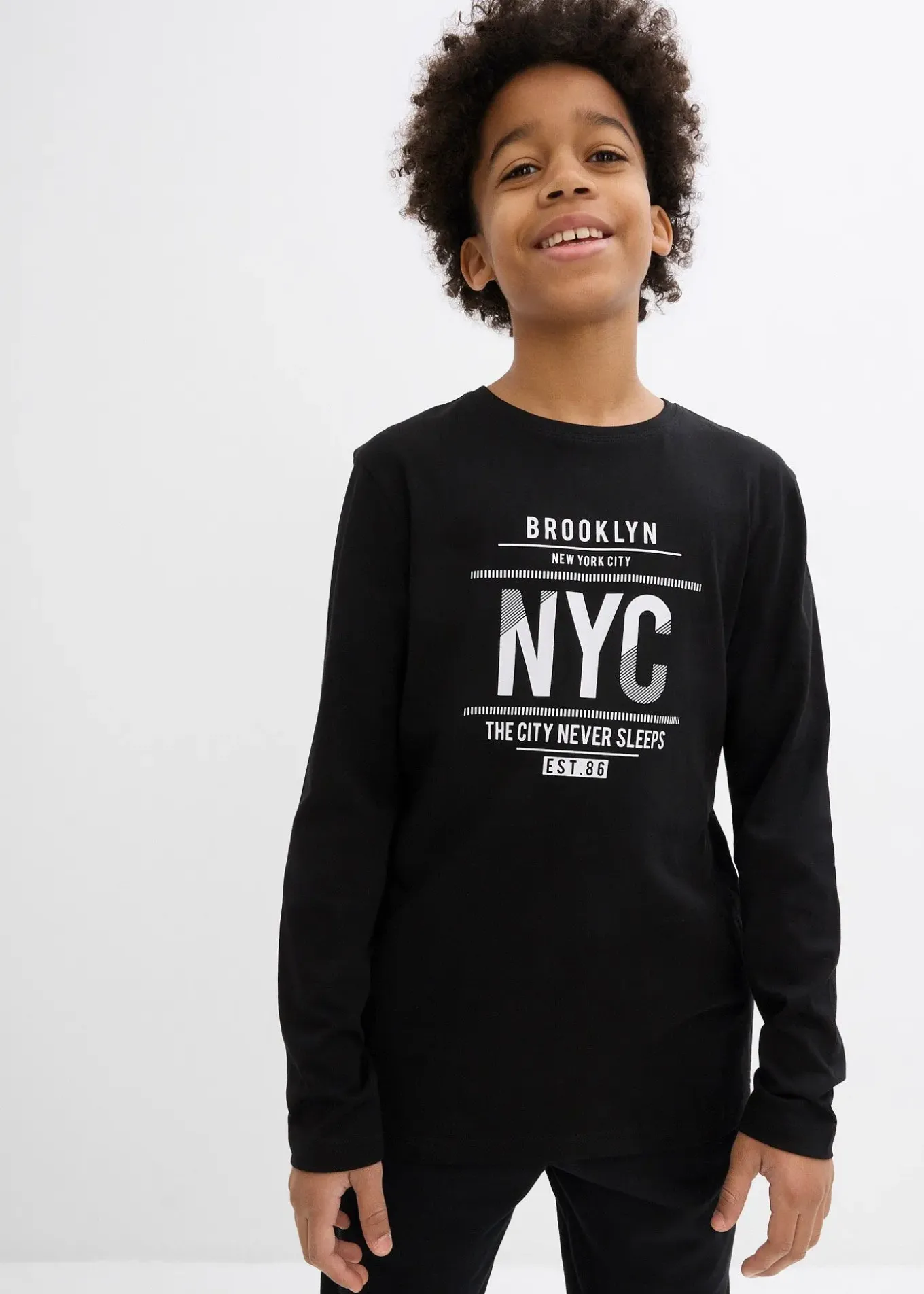 T-shirt manches longues 100% coton