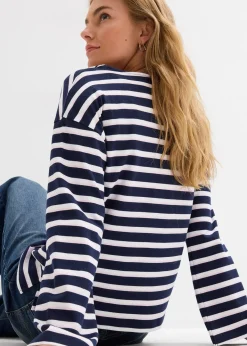 T-shirt manches longues 100% coton