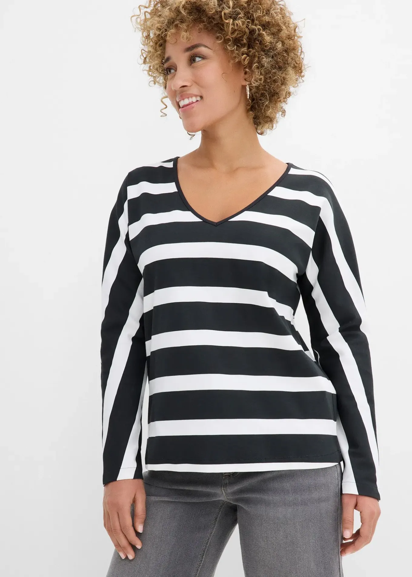 T-shirt manches longues 100% coton