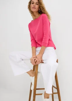 T-shirt manches longues 100% coton