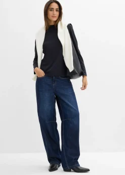 T-shirt manches longues à col montant