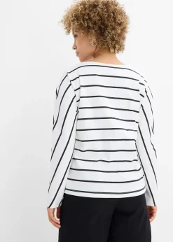 T-shirt manches longues 100% coton