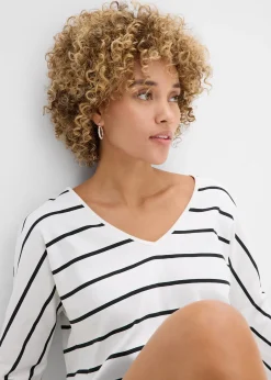 T-shirt manches longues 100% coton