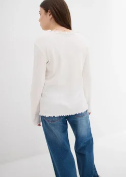 T-shirt manches longues 100% coton