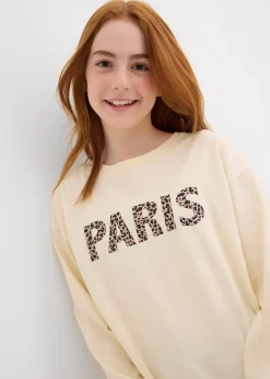 T-shirt manches longues 100% coton