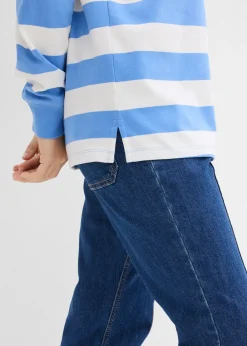 T-shirt manches longues à capuche 100% coton