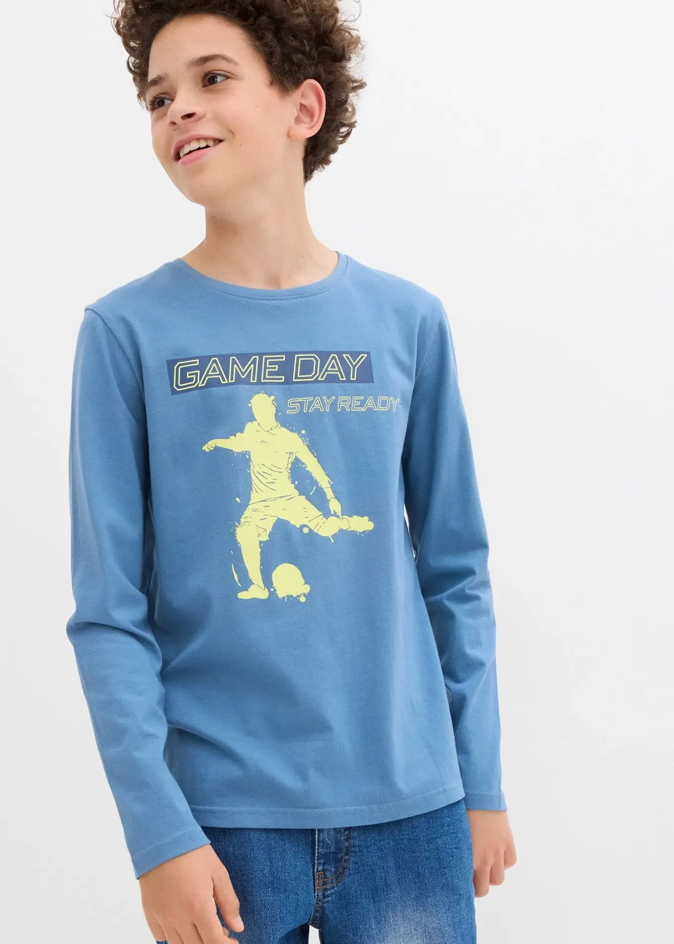 T-shirt manches longues 100% coton