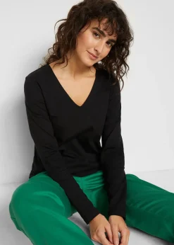 T-shirt manches longues 100% coton