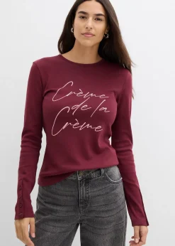 T-shirt manches longues 100% coton