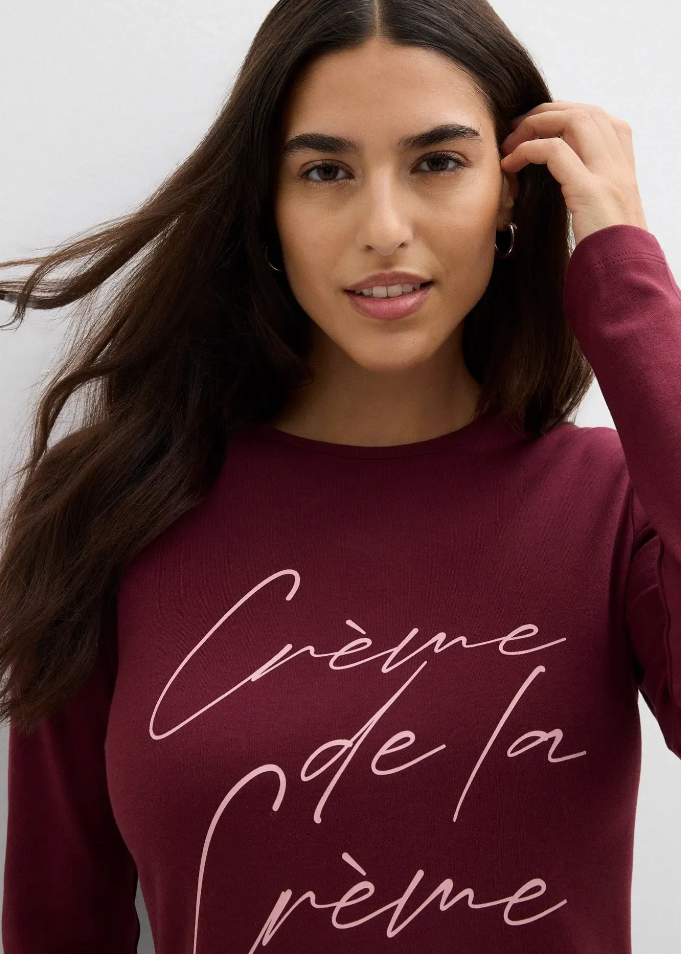 T-shirt manches longues 100% coton