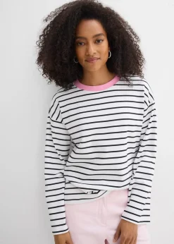 T-shirt manches longues 100% coton