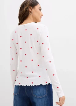 T-shirt manches longues 100% coton