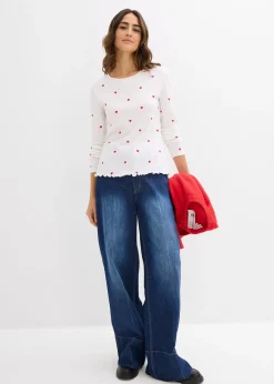 T-shirt manches longues 100% coton