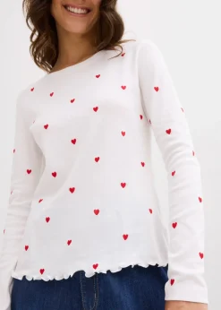 T-shirt manches longues 100% coton