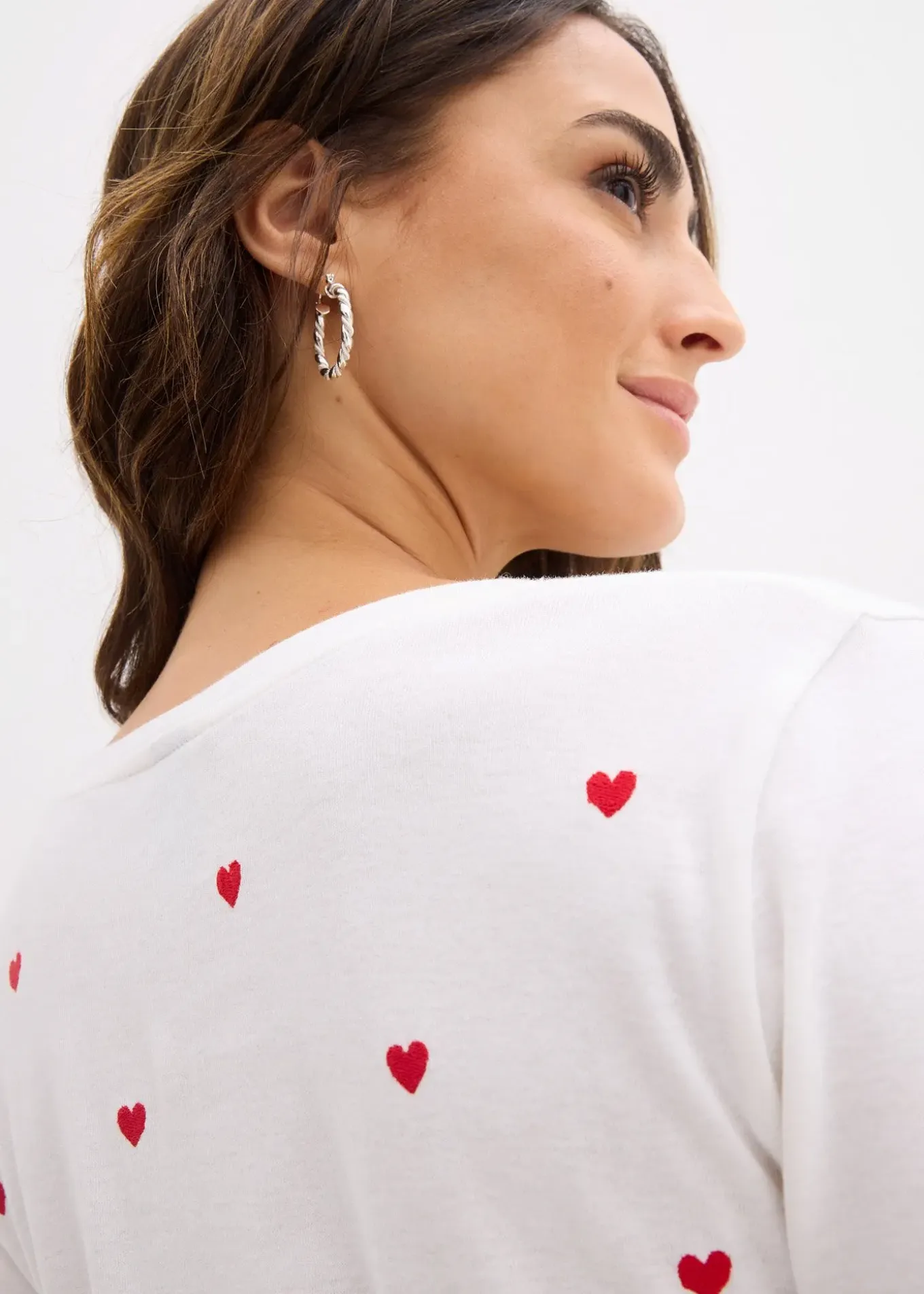 T-shirt manches longues 100% coton