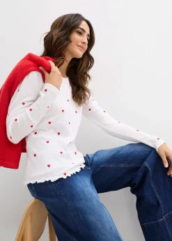 T-shirt manches longues 100% coton