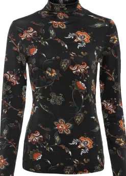 T-shirt manches longues à col roulé