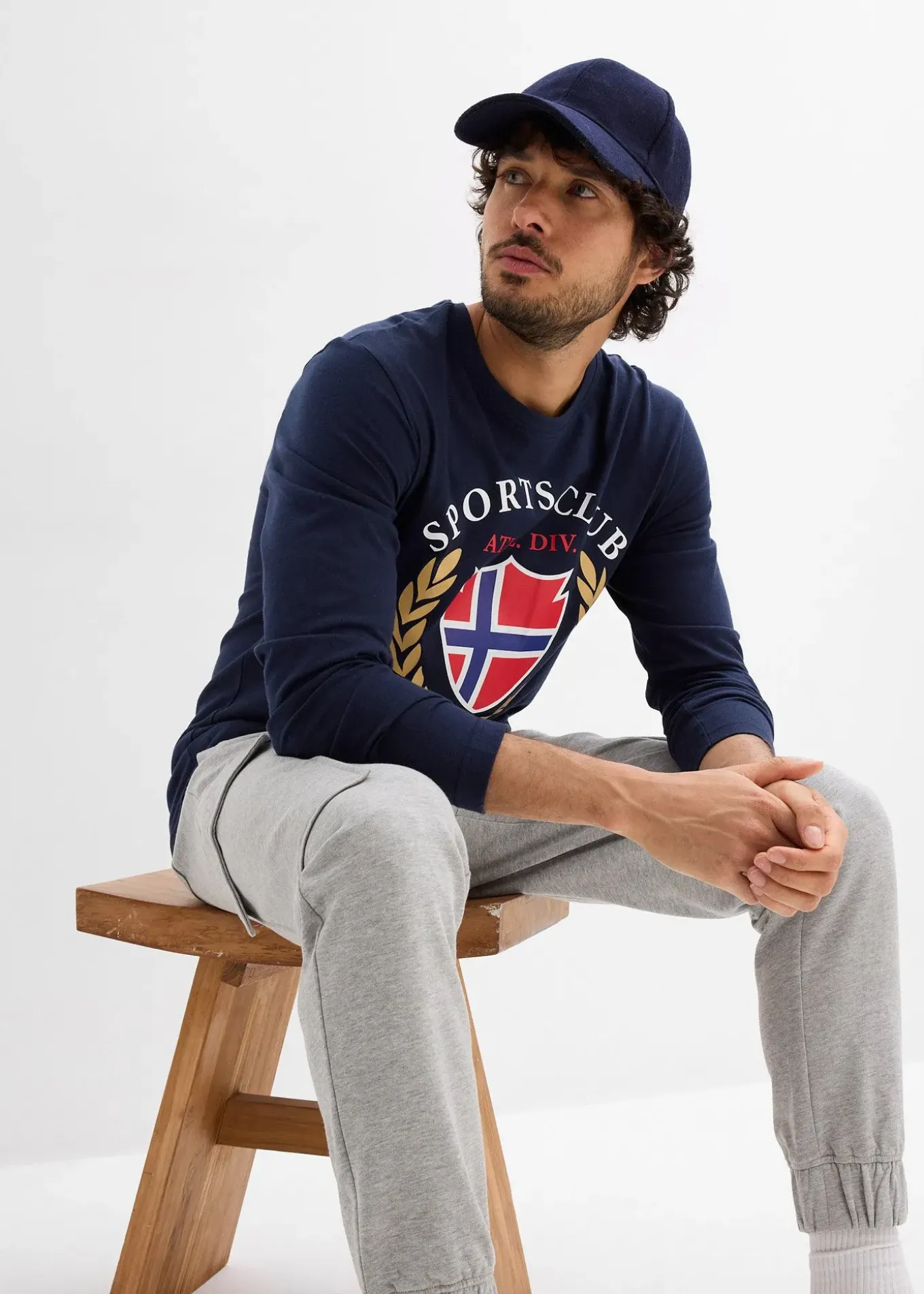 T-shirt manches longues 100% coton