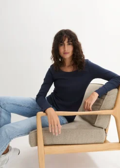 T-shirt manches longues 100% coton