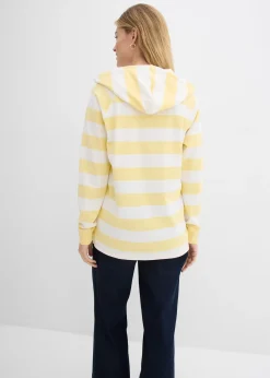 T-shirt manches longues à capuche 100% coton