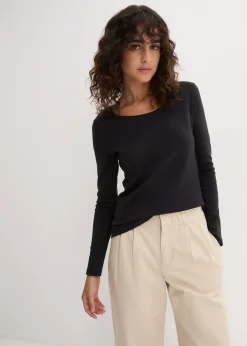 T-shirt manches longues 100% coton