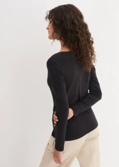 T-shirt manches longues 100% coton